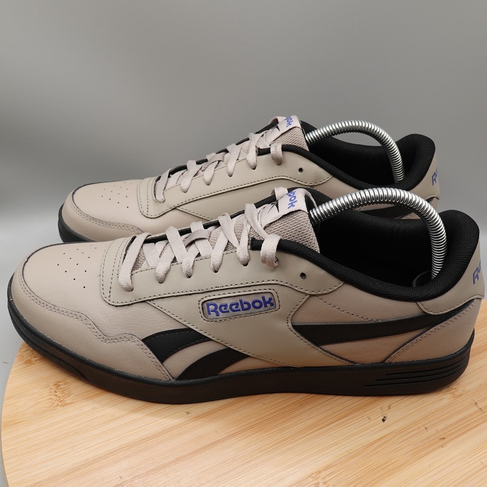 Reebok Shoes Mens 11 Tan Black Court Advance 'Ash Black' Sneaker Casual